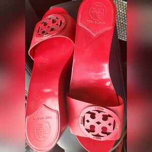 Tory Burch Red Wedge 6 1/2